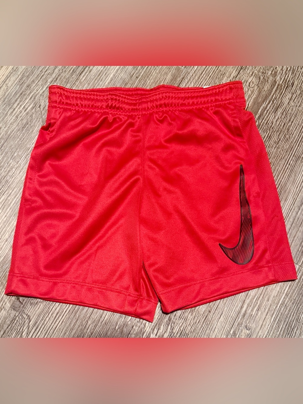NWT Nike Kids Dri-FIT Training Shorts Red Youth XS (6-7) Athletic